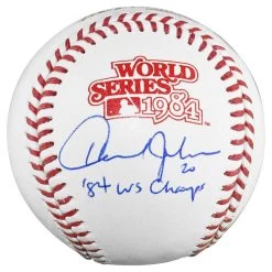 Howard Johnson Autographed Official MLB 1984 World Series Baseball With 84 WS Champ Inscription JSA