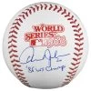 Howard Johnson Autographed Official MLB 1986 World Series Baseball With 86 WS Champ Inscription JSA