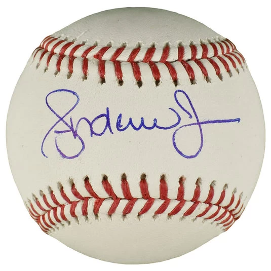 Andruw Jones Autographed Official Major League Baseball JSA 3 Andruw Jones Autographed Official Major League Baseball JSA