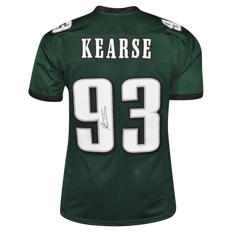 Jevon Kearse Autographed Philadelphia Eagles Football NFL Jersey JSA 3 Jevon Kearse Autographed Philadelphia Eagles Football NFL Jersey JSA