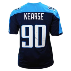 Jevon Kearse Autographed Tennessee Titans Football NFL Jersey JSA