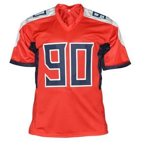 Jevon Kearse Autographed Tennessee Titans Inverted Legend Football NFL Jersey JSA 5 Jevon Kearse Autographed Tennessee Titans Inverted Legend Football NFL Jersey JSA - Image 3