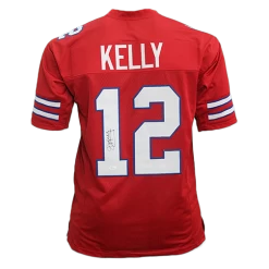 Jim Kelly Autographed Buffalo Bills Football NFL Jersey JSA
