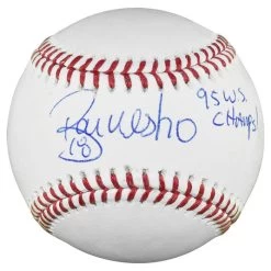 Ryan Klesko Autographed Official Major League Baseball With 95 WS Champs Inscription JSA