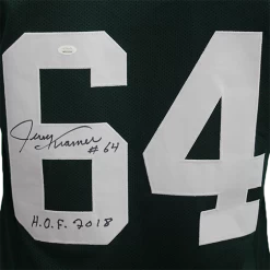 Jerry Kramer Autographed Green Bay Packers Football NFL Jersey With 2018 HOF Inscription JSA -Signature Souvenir Shop kramer packers grn 3 1800x1800 ee9682cf b4ea 4a9b 8a90 004fbdfa2ba6 400x@2x