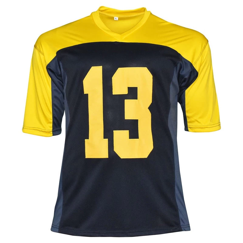 Allen Lazard Autographed Green Bay Pro Blue Throwback NFL Football Jersey JSA 5 Allen Lazard Autographed Green Bay Pro Blue Throwback NFL Football Jersey JSA - Image 3