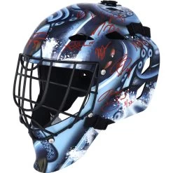 Fanatics Seattle Kraken Autographed Replica Full-Size Goalie Mask With 24 Signatures - Limited Edition Of 32 -Signature Souvenir Shop le3 400x@2x