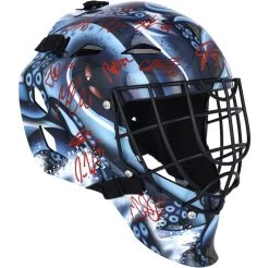 Fanatics Seattle Kraken Autographed Replica Full-Size Goalie Mask With 24 Signatures - Limited Edition Of 32