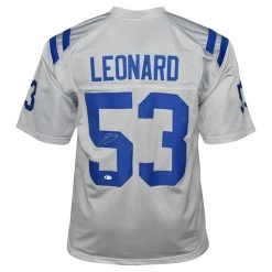 Darius Leonard Autographed Indianapolis Colts Football NFL Jersey JSA