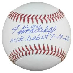 Juan Marichal Autographed Official Major League Baseball With MLB Debut 7-19-60 Inscription JSA