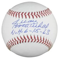 Juan Marichal Autographed Official Major League Baseball With No Hitter 6-15-63 Inscription JSA