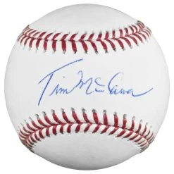 Tim McCarver Autographed Official Major League Baseball JSA