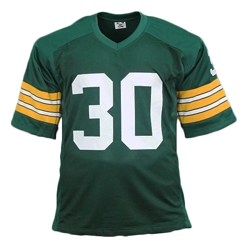 Chuck Mercein Autographed Green Bay Packers Football NFL Jersey With Ice Bowl Inscription JSA 5 Chuck Mercein Autographed Green Bay Packers Football NFL Jersey With Ice Bowl Inscription JSA - Image 3