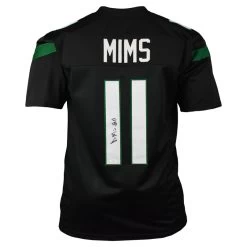 Denzel Mims Autographed New York Jets Football NFL Jersey JSA