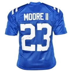 Kenny Moore II Autographed Indianapolis Colts Football NFL Jersey JSA