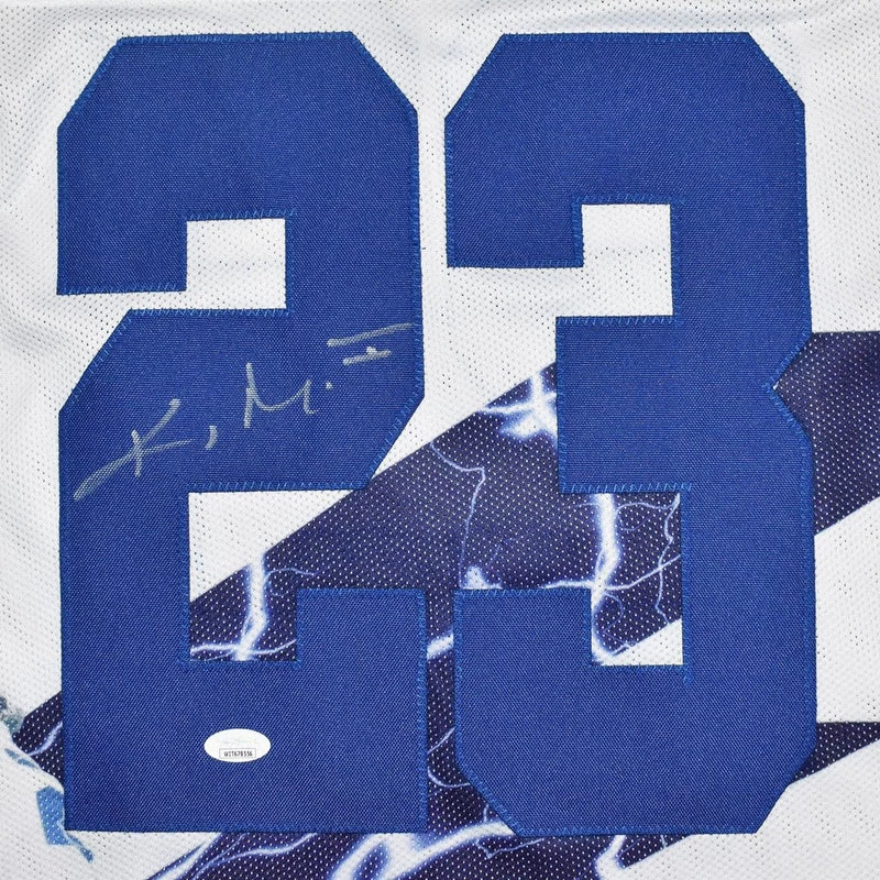 Kenny Moore II Autographed Indianapolis Colts Artwork Football NFL Jersey JSA 4 Kenny Moore II Autographed Indianapolis Colts Artwork Football NFL Jersey JSA - Image 2