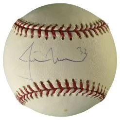 Justin Morneau Autographed Official Major League Baseball JSA