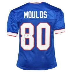 Eric Moulds Autographed Buffalo Bills Football NFL Jersey JSA