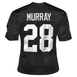 Latavius Murray Autographed Oakland Raiders Football NFL Jersey JSA