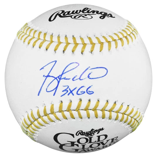 Terry Pendleton Autographed Official Major League Baseball Gold Glove Baseball With 3x GG Inscription JSA 3 Terry Pendleton Autographed Official Major League Baseball Gold Glove Baseball With 3x GG Inscription JSA