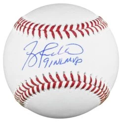 Terry Pendleton Autographed Official Major League Baseball With 91 NL MVP Inscription JSA