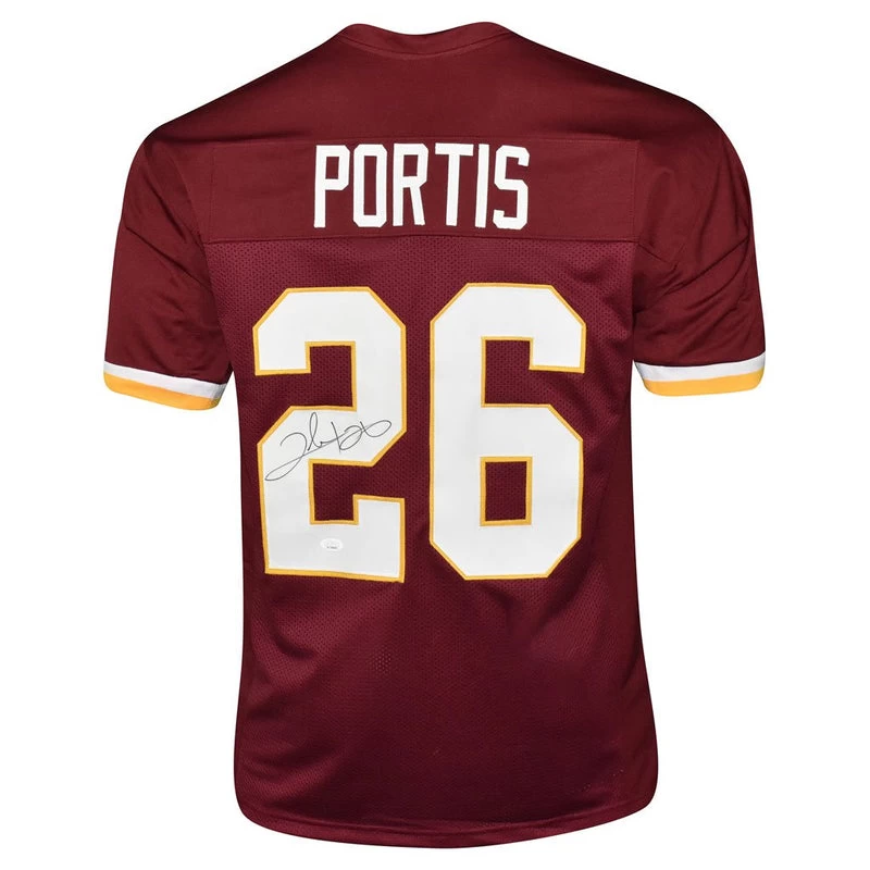 Clinton Portis Autographed Washington Football NFL Jersey JSA 3 Clinton Portis Autographed Washington Football NFL Jersey JSA