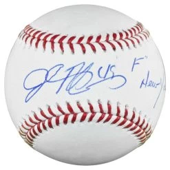 John Rocker Autographed Official Major League Baseball With F New York Inscription JSA