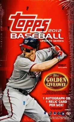 2012 Topps Update Series Baseball Trading Card Hobby Box