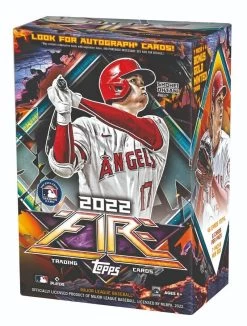 2022 Topps Fire Baseball Trading Card Blaster Box