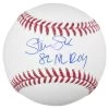 Steve Sax Autographed Official Major League Baseball With 82 NL ROY Inscription JSA