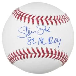 Steve Sax Autographed Official Major League Baseball With 82 NL ROY Inscription JSA