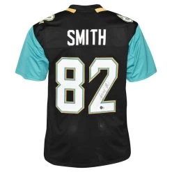 Jimmy Smith Signed Jacksonville Jaguars Football NFL Jersey Beckett