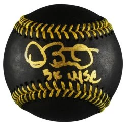Dave Stewart Autographed Official MLB Black & Gold Baseball With 3x WSC Inscription JSA