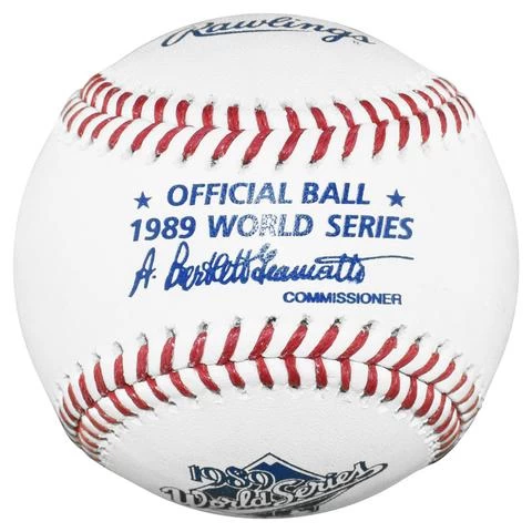 Dave Stewart Autographed Official MLB 1989 World Series Baseball With 89 WS MVP Inscription JSA 4 Dave Stewart Autographed Official MLB 1989 World Series Baseball With 89 WS MVP Inscription JSA - Image 2