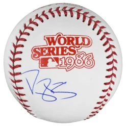 Darryl Strawberry Autographed 1986 World Series Official Major League Baseball PSA