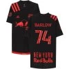 Fanatics New York Red Bulls Tom Barlow Autographed Game Used #74 Black Jersey FA -Signature Souvenir Shop tb 400x@2x