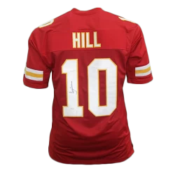 Tyreek Hill Autographed Kansas City Chiefs NFL Football Jersey JSA