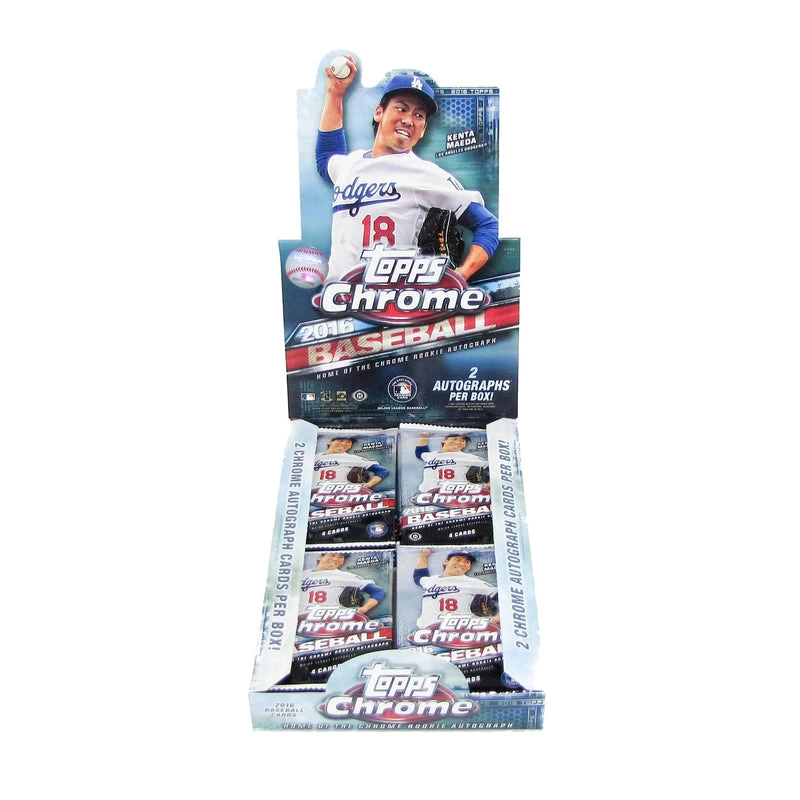 2016 Topps Chrome Baseball Hobby Box 4 2016 Topps Chrome Baseball Hobby Box - Image 2